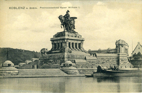 Postcard, Provinzialdenkmal Kaiser Wilhelm I