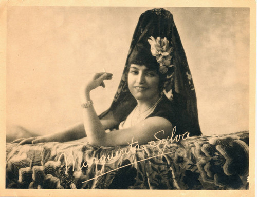 Autographed publicity portrait of Marguerita (Marguerite) Sylva