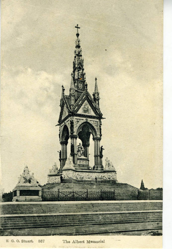 Postcard, The Albert Memorial