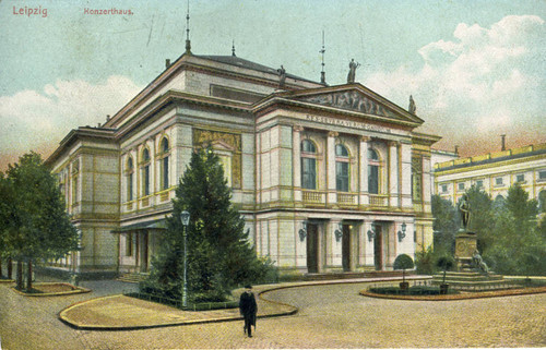 Postcard, Leipzig Konzerthaus