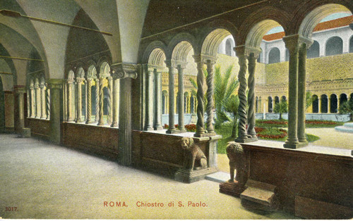 Postcard, Chiostro di S. Paolo