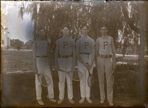 Tennis players, Pomona College