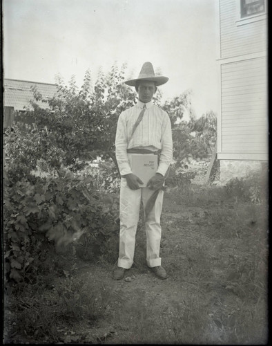 Morrill G. Boynton in Metate costume