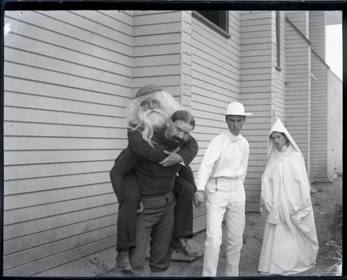 Students in costume, Pomona College