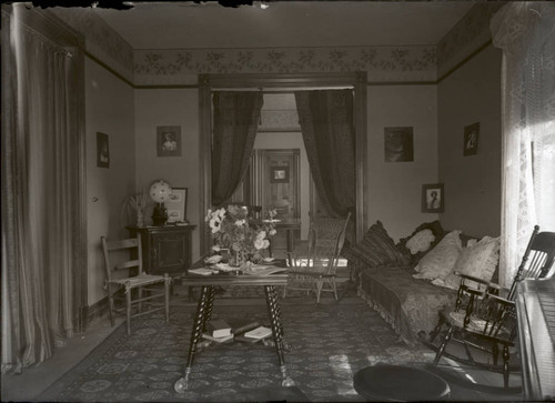 Interior of Fischer house