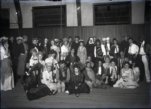 Costume party in Renwick Gym