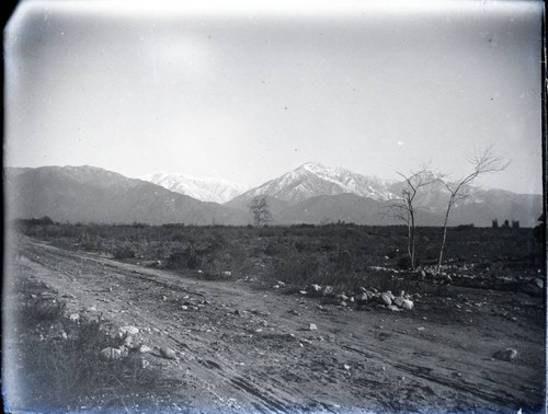 Mountains in snow