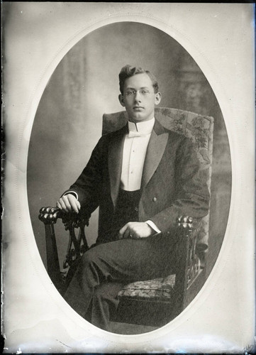 Morrill G. Boynton in a tuxedo