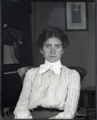 Portrait of unidentified woman