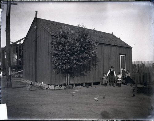 Barn and family