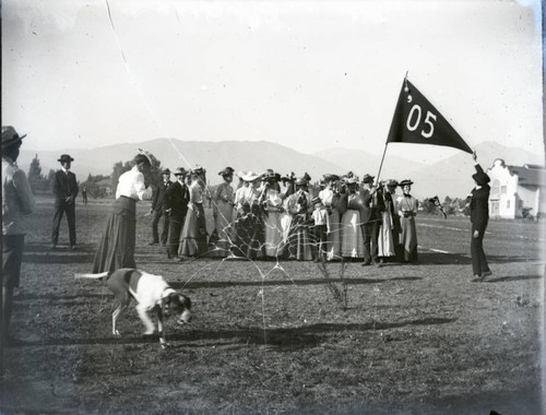 Pomona College class of 1905 at game