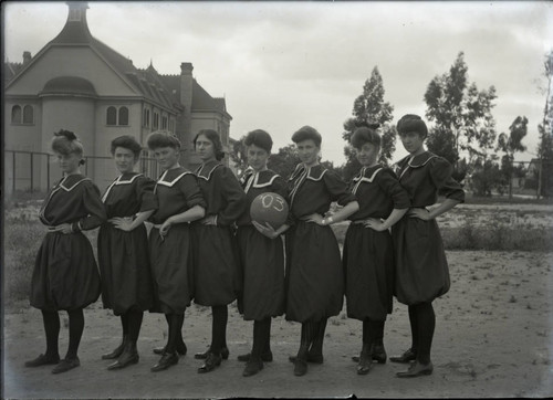 Basketball team, Pomona College