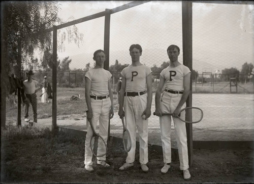 Tennis players, Pomona College