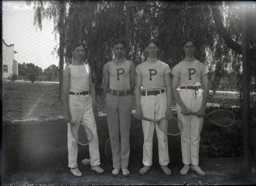 Tennis players, Pomona College