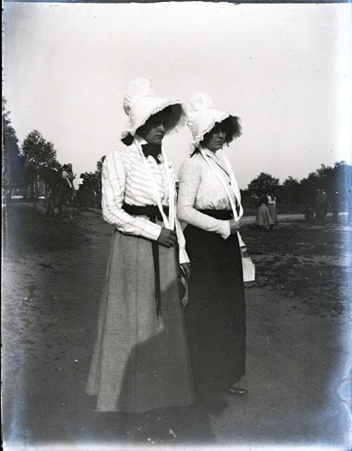 Students in bonnets