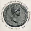 Bulletin of the Institute for Antiquity and Christianity, Volume XI, Issue 1