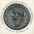 Bulletin of the Institute for Antiquity and Christianity, Volume X, Issue 3