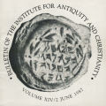 Bulletin of the Institute for Antiquity and Christianity, Volume XIV, Issue 2