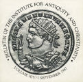 Bulletin of the Institute for Antiquity and Christianity, Volume XIV, Issue 3