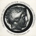 Bulletin of the Institute for Antiquity and Christianity, Volume II, Issue 3