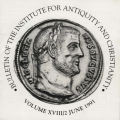 Bulletin of the Institute for Antiquity and Christianity, Volume XVIII, Issue 2