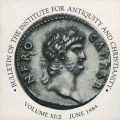 Bulletin of the Institute for Antiquity and Christianity, Volume XI, Issue 2