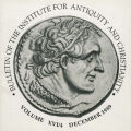 Bulletin of the Institute for Antiquity and Christianity, Volume XVI, Issue 4