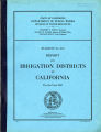 Report on irrigation districts in California for the year 1937