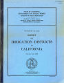 Report on irrigation districts in California for the year 1939