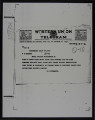 Telegram from E. H. Shoemaker to W. B. Mathews, 1924-02-28