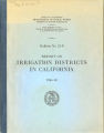 Report on irrigation districts in California 1944-1950