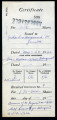 Stock certificate receipt, 1966-05-04