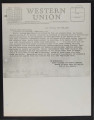Telegram from William Mulholland to Federal Radio Commission, 1927-07-06