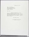 Letter from William Mulholland to R. F. Walter, 1923-01-26