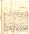 Letter from Charles Frankish to Revd. D.V. Bowen, 1887-10-22