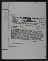 Telegram from H. A. Van Norman to W. B. Mathews, 1927-01-10