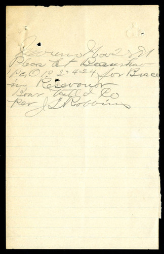 Note, 1891-11-28