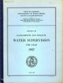 Report of Sacramento-San Joaquin water supervision for year 1937