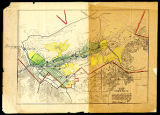 Map of lands of Vail Co. (green, yellow, red)