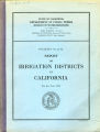 Report on irrigation districts in California for the year 1941