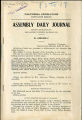 Assembly daily journal