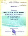 Report on irrigation and water storage districts in California for 1951-1955