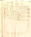 Letter from Charles Frankish to C. White, Esq., 1887-10-25