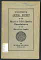 Annual report of the Board of Public Service Commissioners of the city of Los Angeles, California