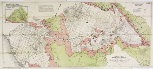 Santa Ana investigation. Flood control and conservation, map 4