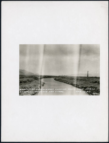 Completed Los Angeles Aqueduct