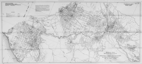 Santa Ana investigation. Flood control and conservation, map 9