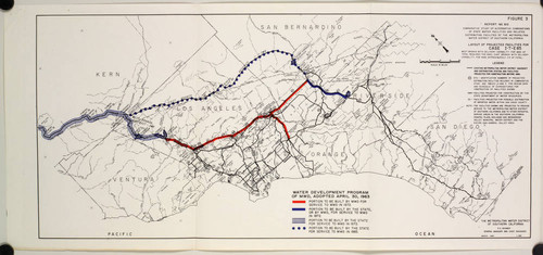 Comparative study of alternative combinations of state water facilities and related distribution facilities of the Metropolitan Water District of Southern California