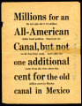 Broadside advertising support for All-American Canal