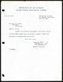 Letter from F. C. Ebert to Willis S. Jones and discharge measurements reports at various locations